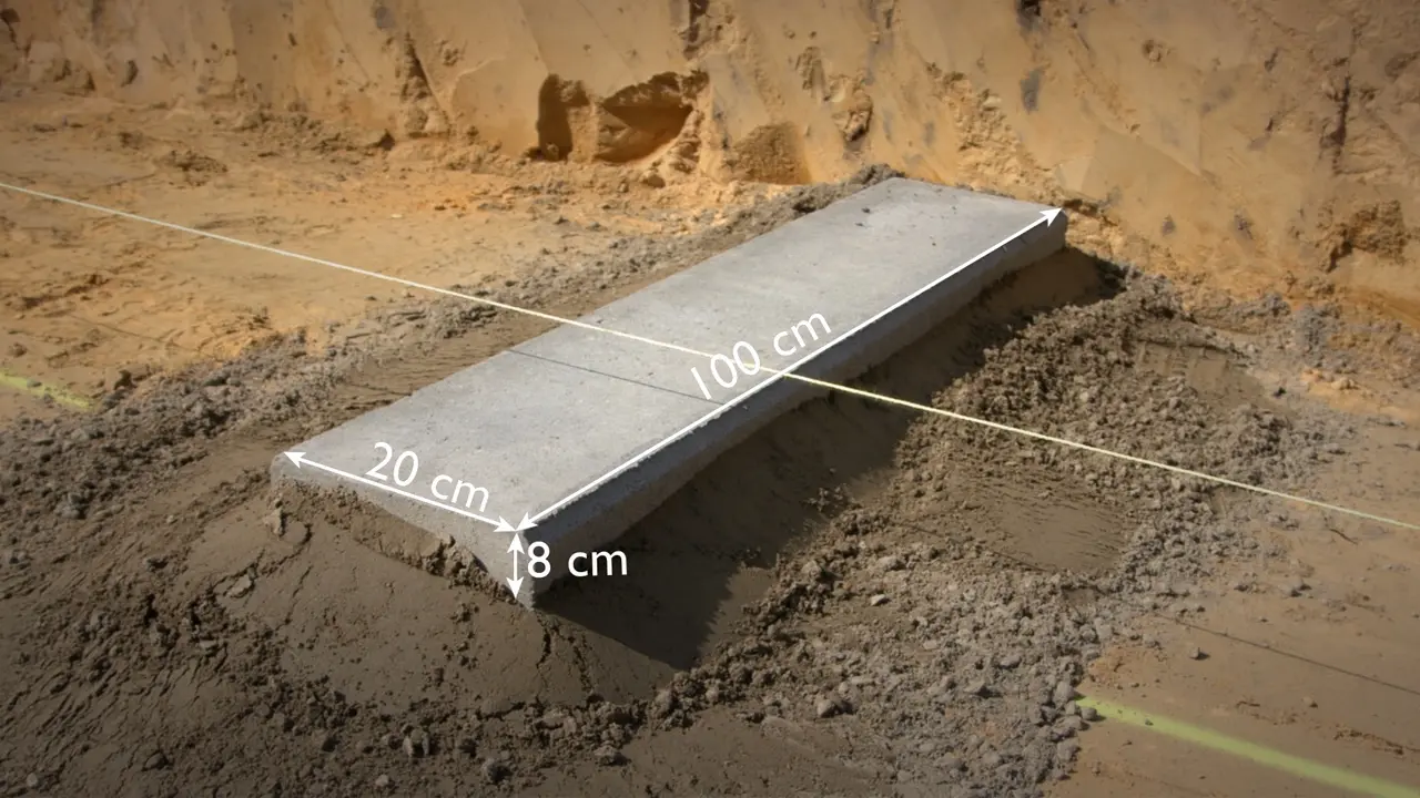 Pool-Fundamentsteine-Rabatten-setzen