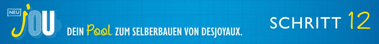 Pool selber bauen Schritt 12: Inbetriebnahme des Pools