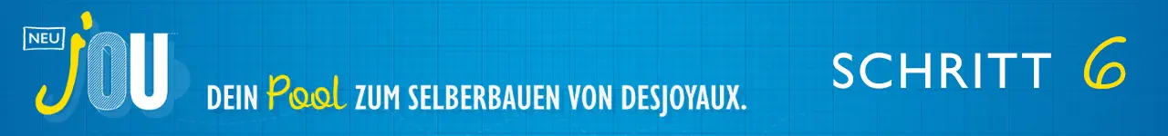 Pool selber bauen Schritt 6: Montage Pool System Einbau Pooltreppe