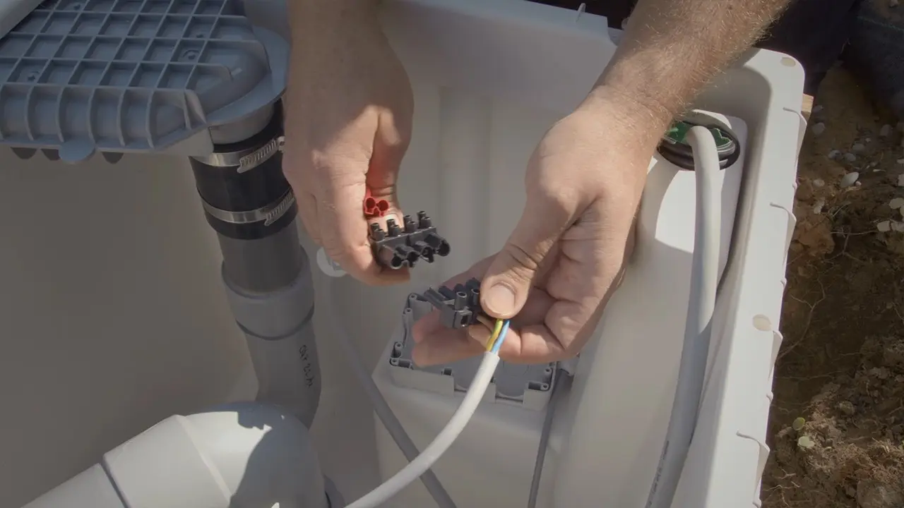 Poolfilter Lüsterklemmen