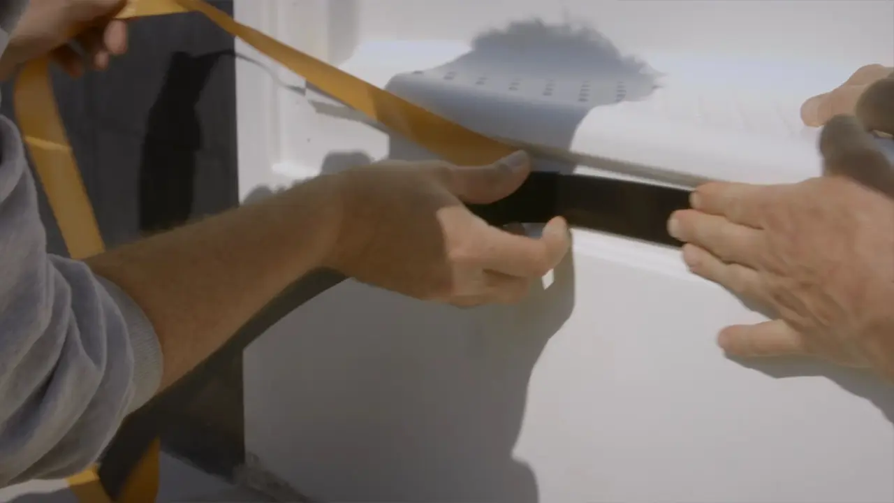 Pooltreppe für Poolfolie vorbereiten