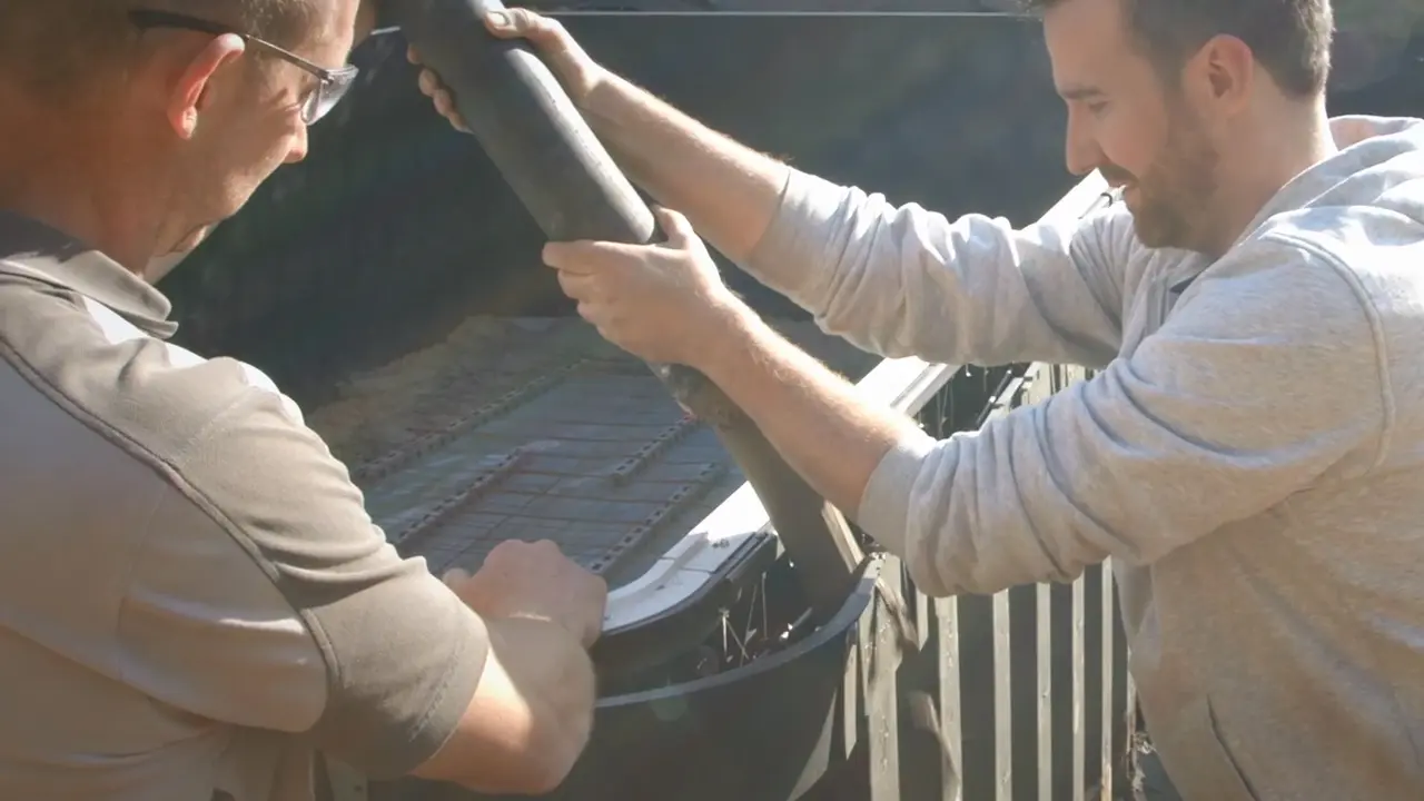 Senkrechte Wandschächte Pool Wandelemente betonieren